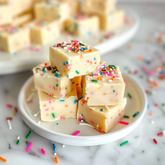 Birthday Cake Batter Fudge