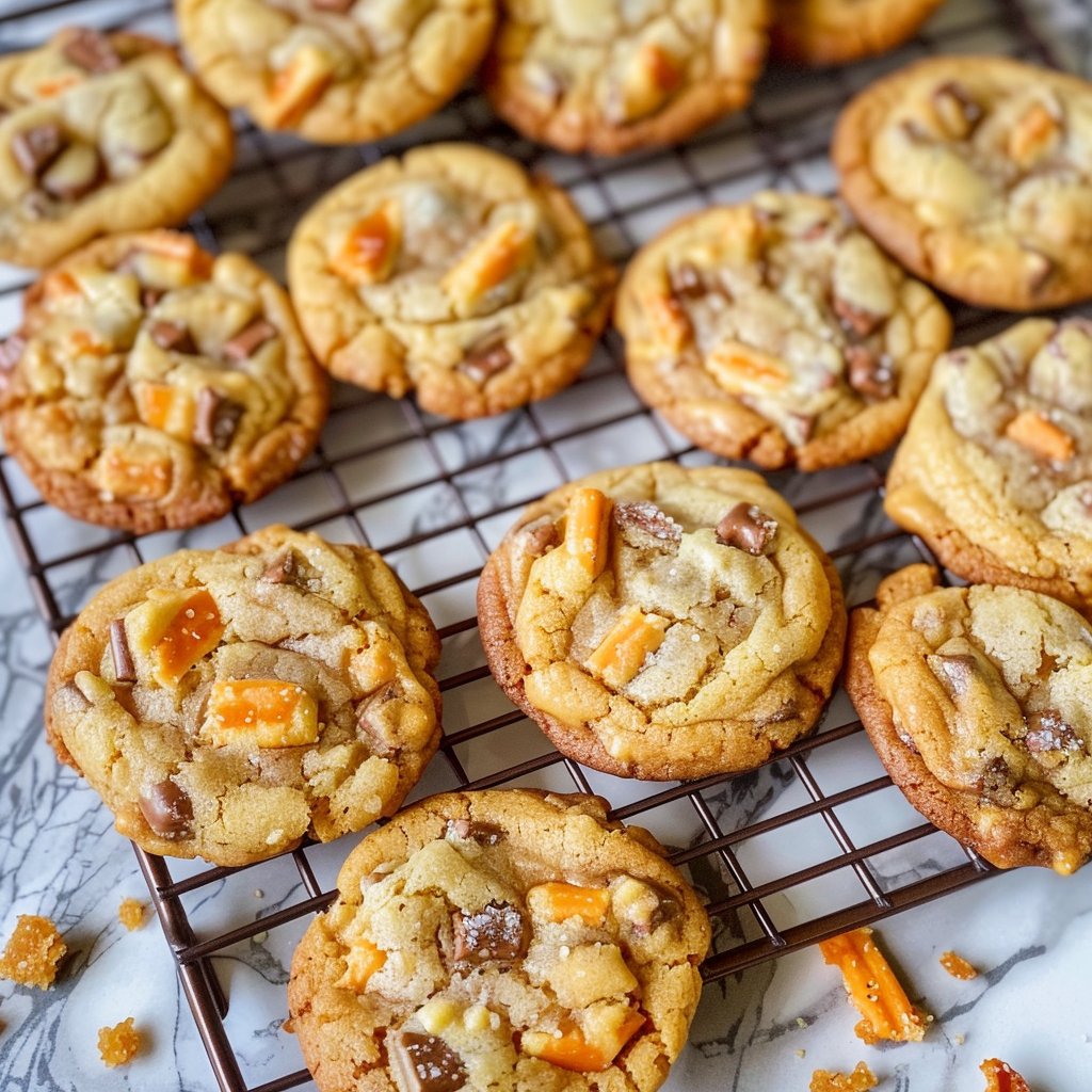 Butterfinger Cheesecake Cookie